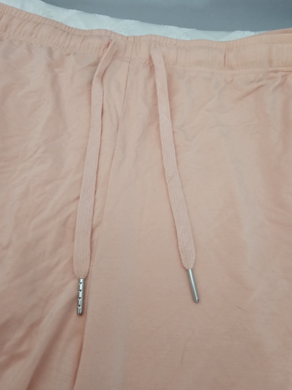 Comfrt Women’s Lightweight Peach Drawstring Sleep Shorts - Picture 3 of 7